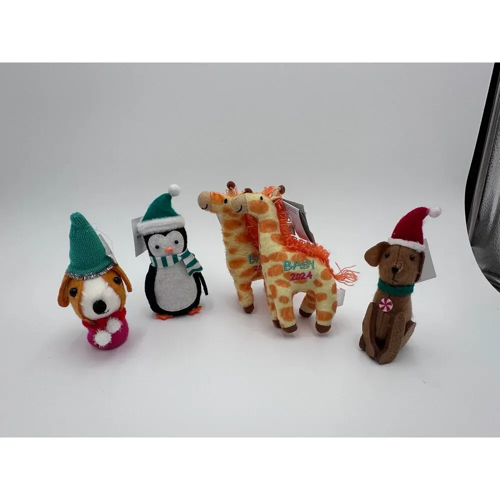 Wondershop‎ & Target Assorted Christmas Ornaments Lot of 5 Animals NEW